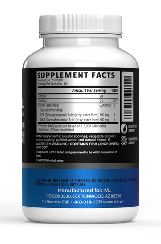 Load image into Gallery viewer, Fish Oil Mega Potency EPA/DHA