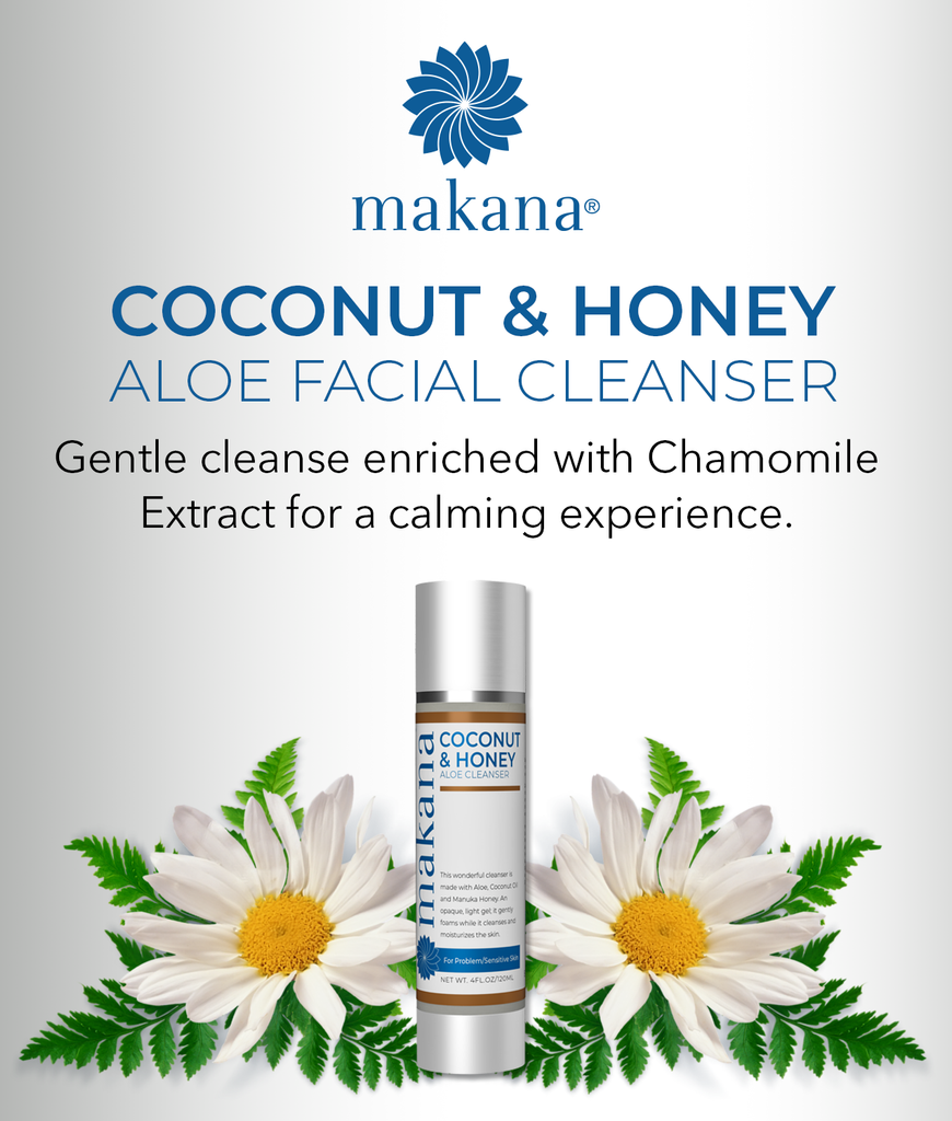 Makana Coconut and Honey Aloe Facial Cleanser