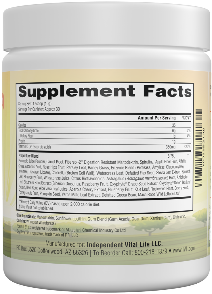 All Day Energy Greens (Fruity Flavor)