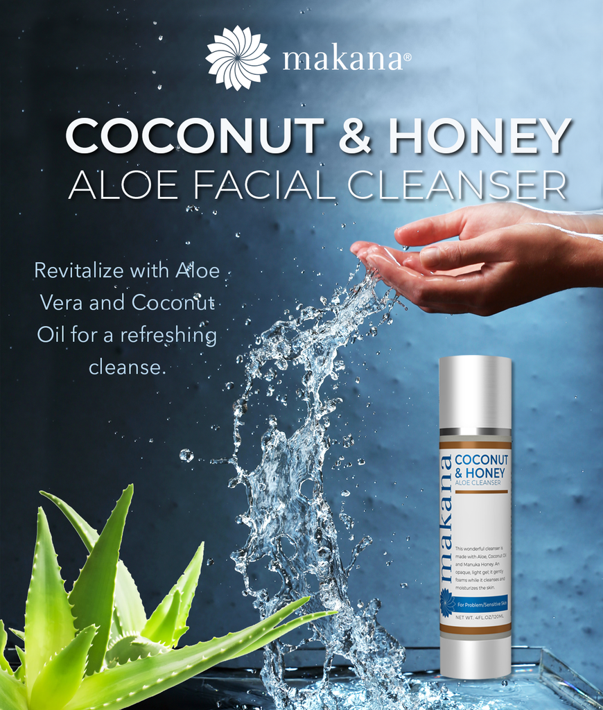 Makana Coconut and Honey Aloe Facial Cleanser